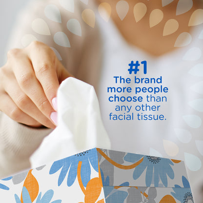 Kleenex Facial Tissue White Flat Box 100