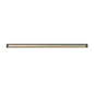 Brass Window Squeegee Channel with Rubber, 12"