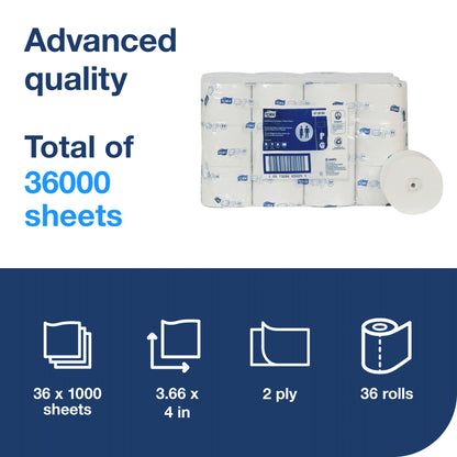 Tork OptiServe® Coreless Toilet Paper White T7