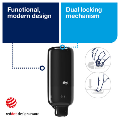 Tork® Manual Foam Soap Dispenser Black